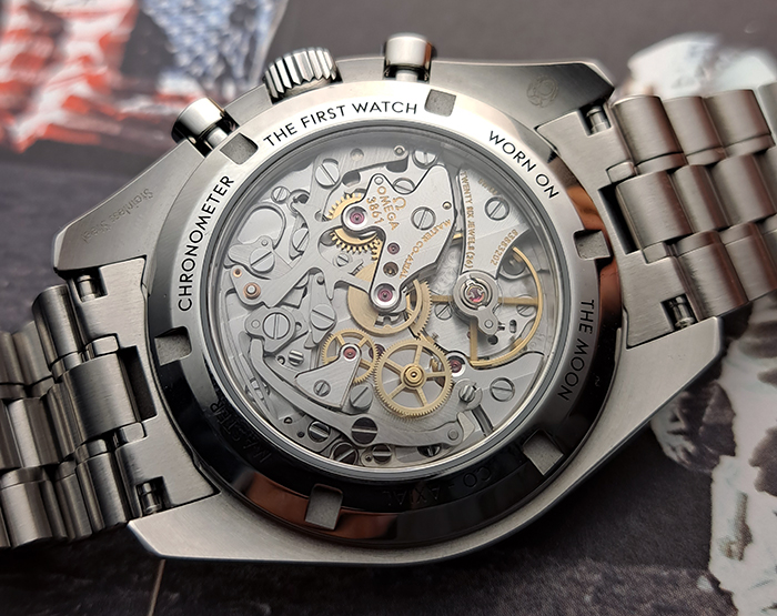 Omega Speedmaster Professional Moonwatch Co-Axial Master Chronograph Sapphire Sandwich Ref. 310.30.42.50.01.002 (current model)